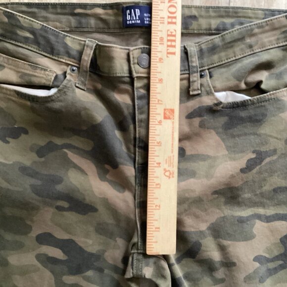 GAP Legging Skimmer Camo Skinny Jeans Women's Size 12/31 - Picture 5 of 8